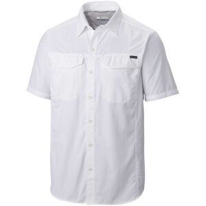 Columbia Men's Classic White Button Down Shirt